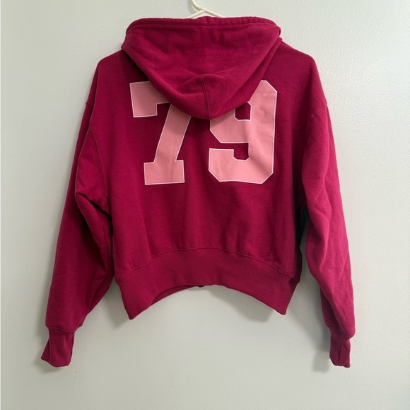 Strawberry Shortcake Red Zip-up Cropped Hoodie - Picture 7 of 7